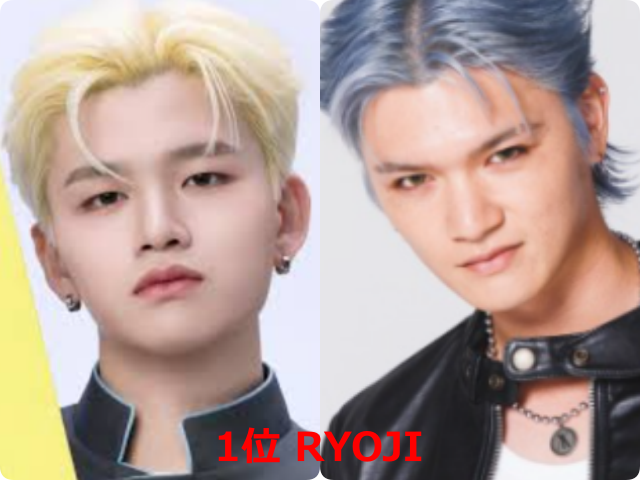 KO1KEYZのRYUJI（杉山竜司）さんとWOLF HOWL HARMONYのRYOJIさんの顔写真を並べた比較画像